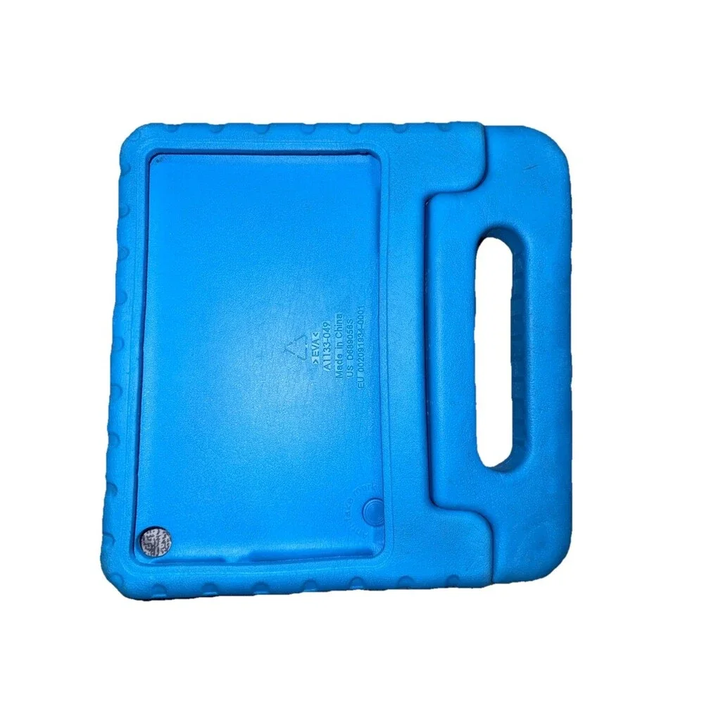LTROP Kids Case for Amazon Fire 7 Tablet 9th Gen 2019 7in Blue EVA Handle Stand